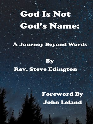 cover image of God Is Not God'S Name
